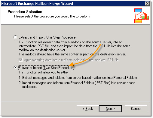ExMerge Step 1